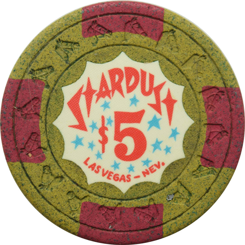 Stardust Casino Las Vegas Nevada $5 Chip 1968