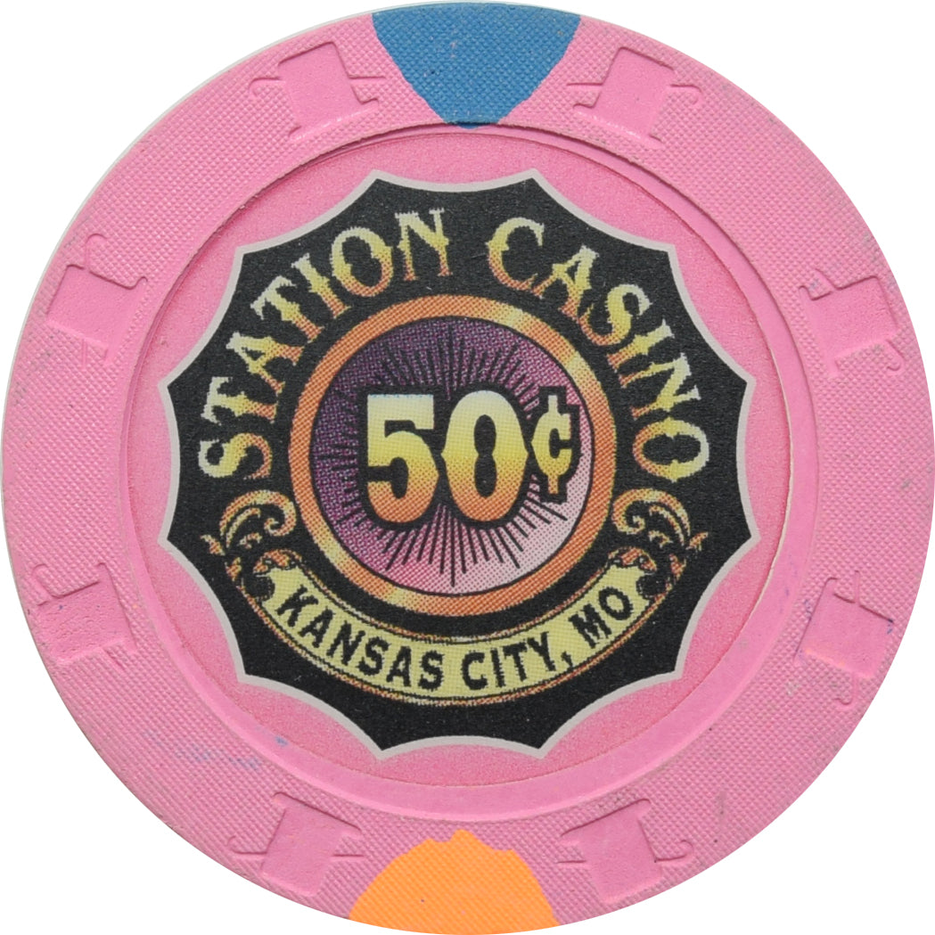 Station Casino Kansas City Missouri 50 Cent Chip