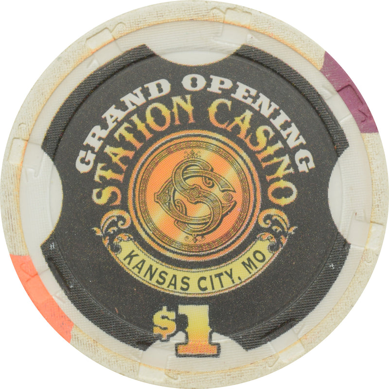 Station Casino Kansas City Missouri $1 Grand Opening Chip