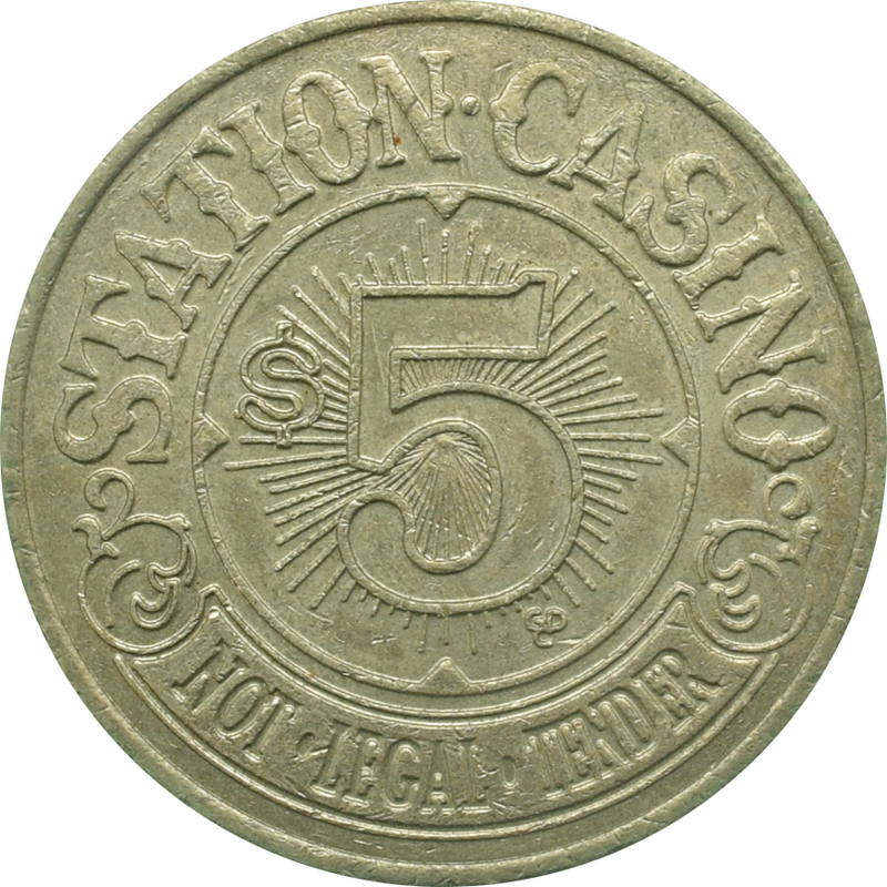 Station Casino Kansas City Missouri $5 Token