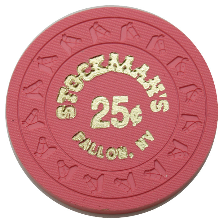 Stockman's Casino Fallon Nevada 25 Cent Chip 1990s