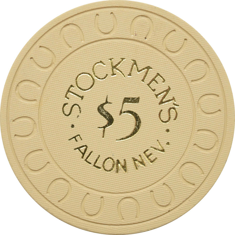 Stockmen's Casino Fallon Nevada 5 Cent Chip 1970