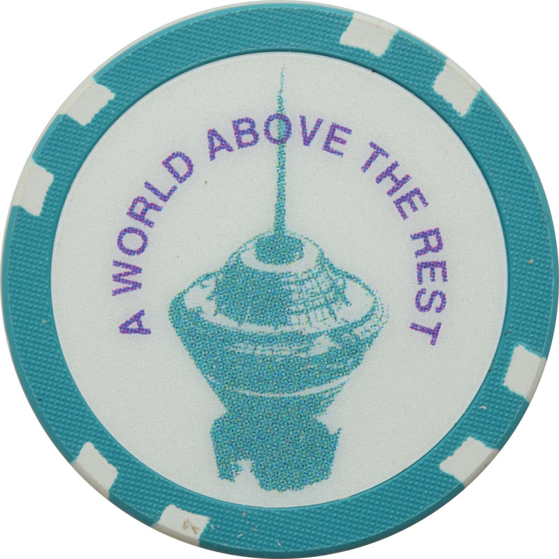 Stratosphere Casino Las Vegas Nevada A World Above The Rest Turquoise Chip