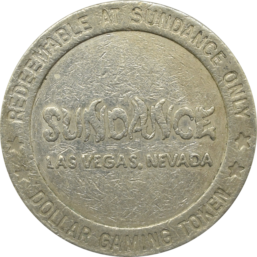 Sundance Casino Las Vegas Nevada $1 Token 1980