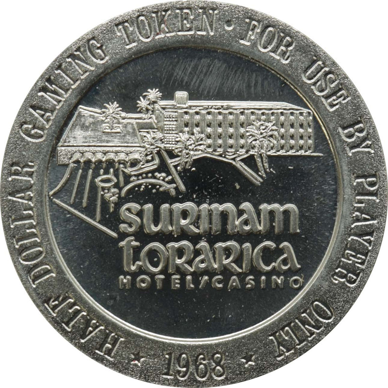 Torarica Hotel Casino Paramaribo Suriname $1 Token 1966