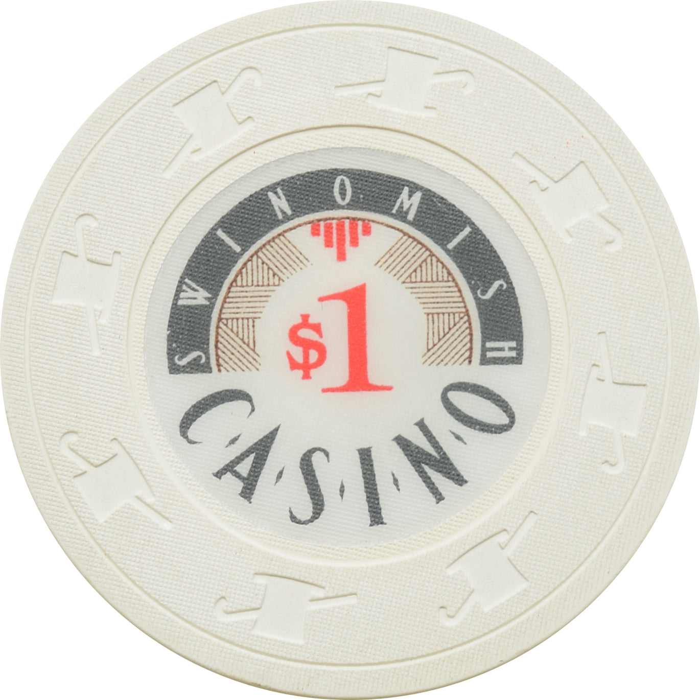 Swinomish Casino Anacortes WA $1 Chip