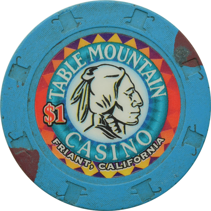 Table Mountain Casino Friant California $1 Chip