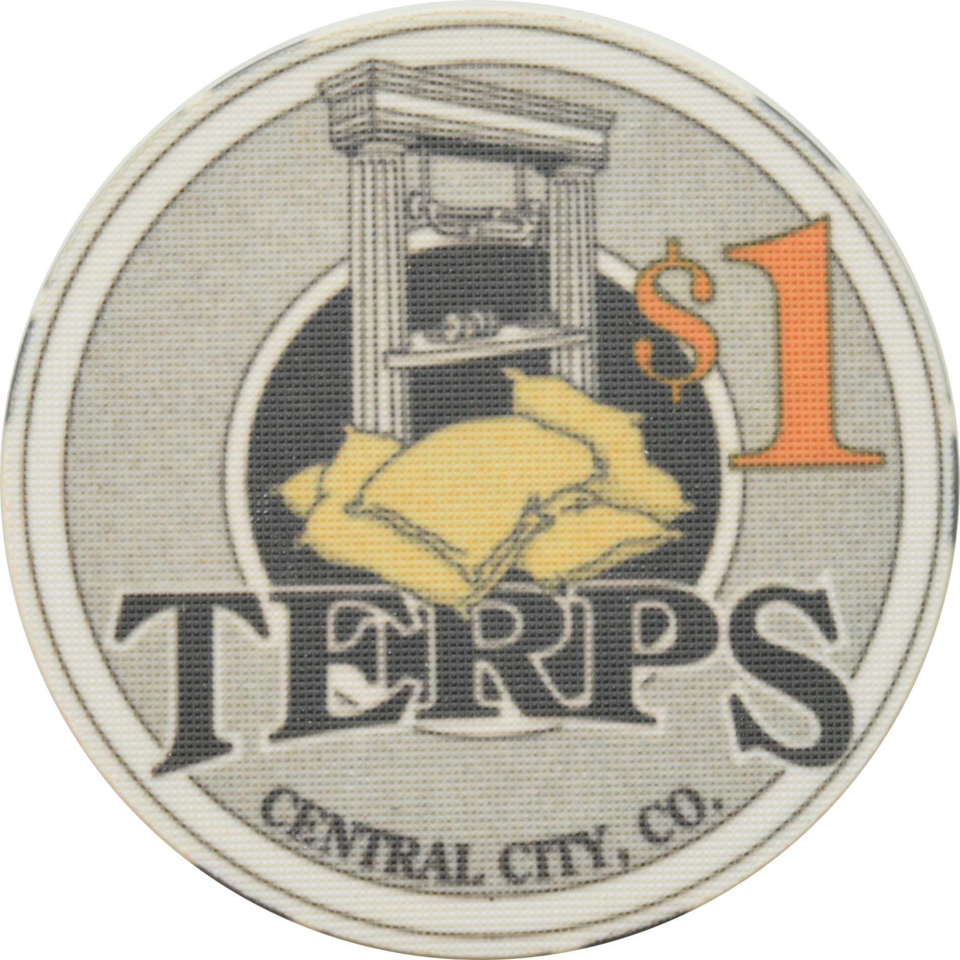 Terp's Casino Central City Colorado $1 Chip