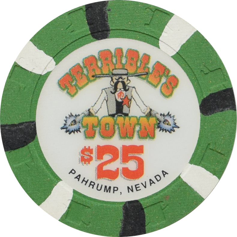 Terrible's Town Casino Pahrump Nevada $25 Chip 1996