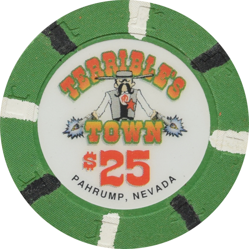 Terrible's Town Casino Pahrump Nevada $25 Chip 1996