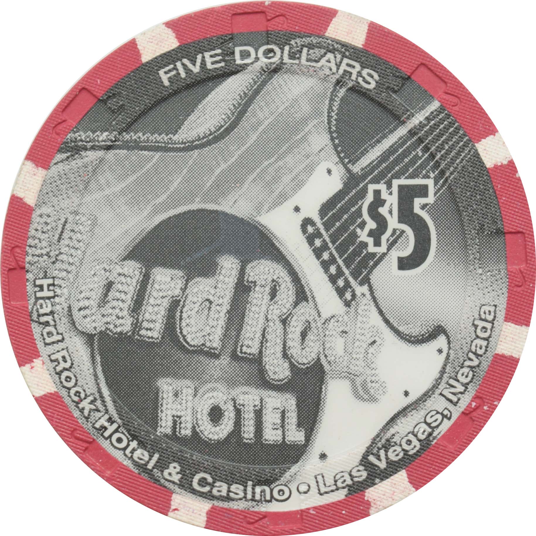 Hard Rock Casino Las Vegas Nevada $5 The Cure Chip 2000