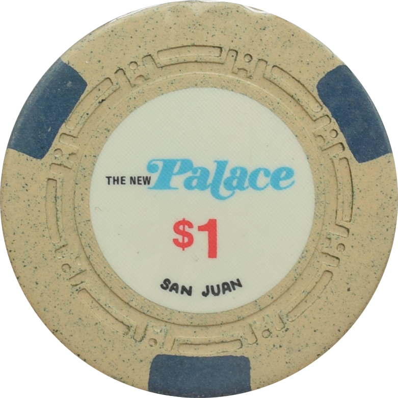 The New Palace Casino San Juan Puerto Rico $1 Chip