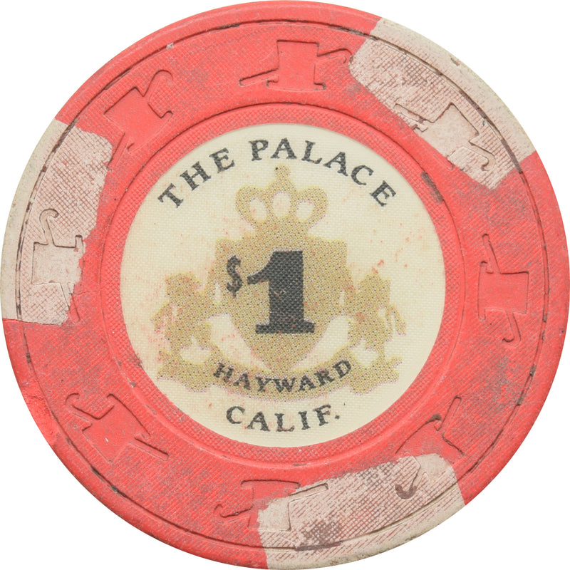 The Palace Casino Hayward California $1 Chip