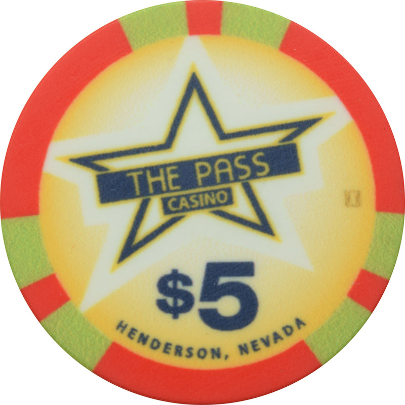 The Pass Casino Henderson Nevada $5 Chip