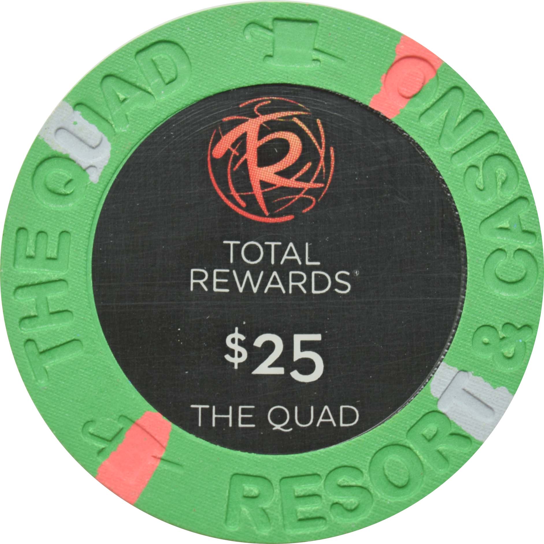 The Quad Casino Las Vegas Nevada $25 Chip 2012