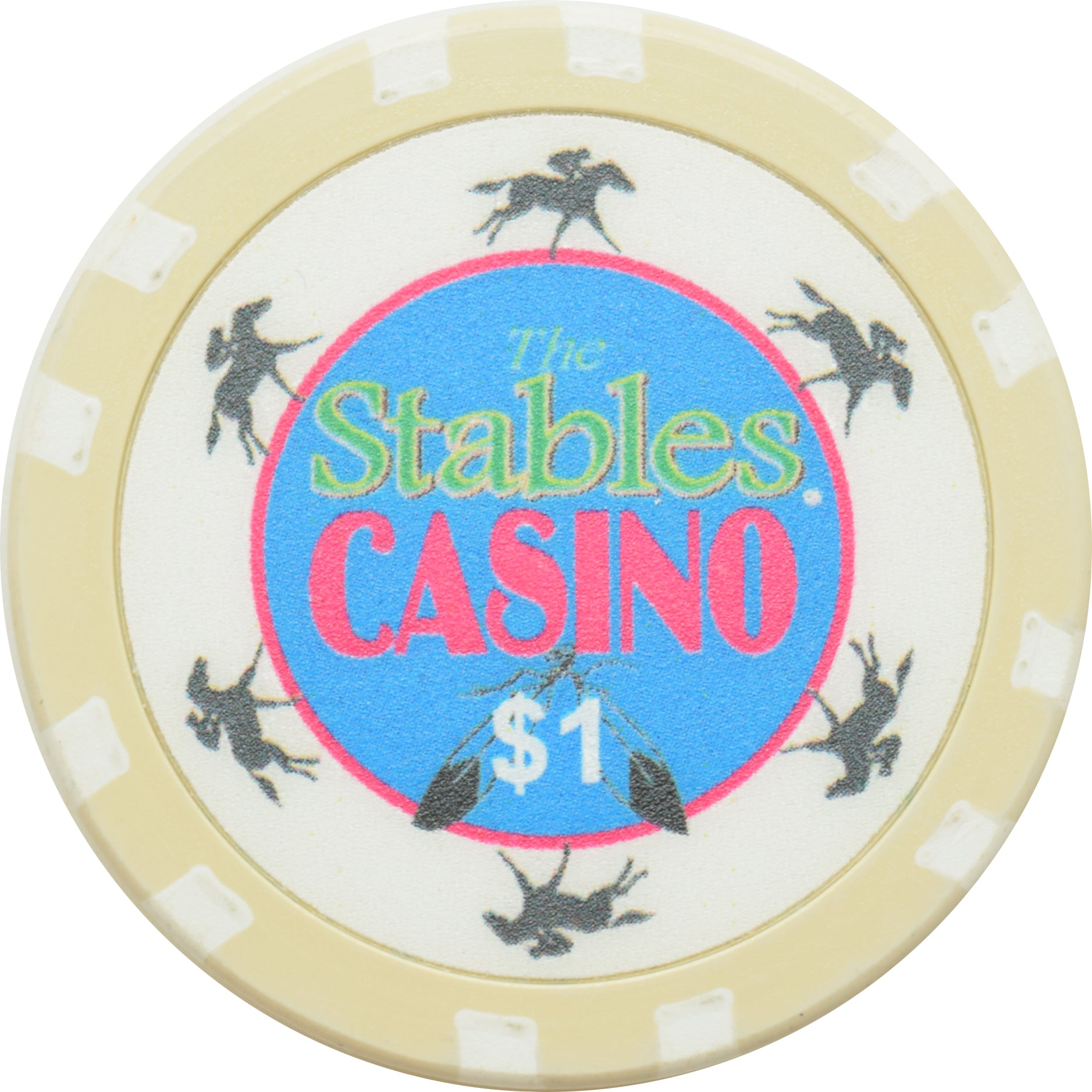 Stables Casino Miami Oklahoma $1 Chip