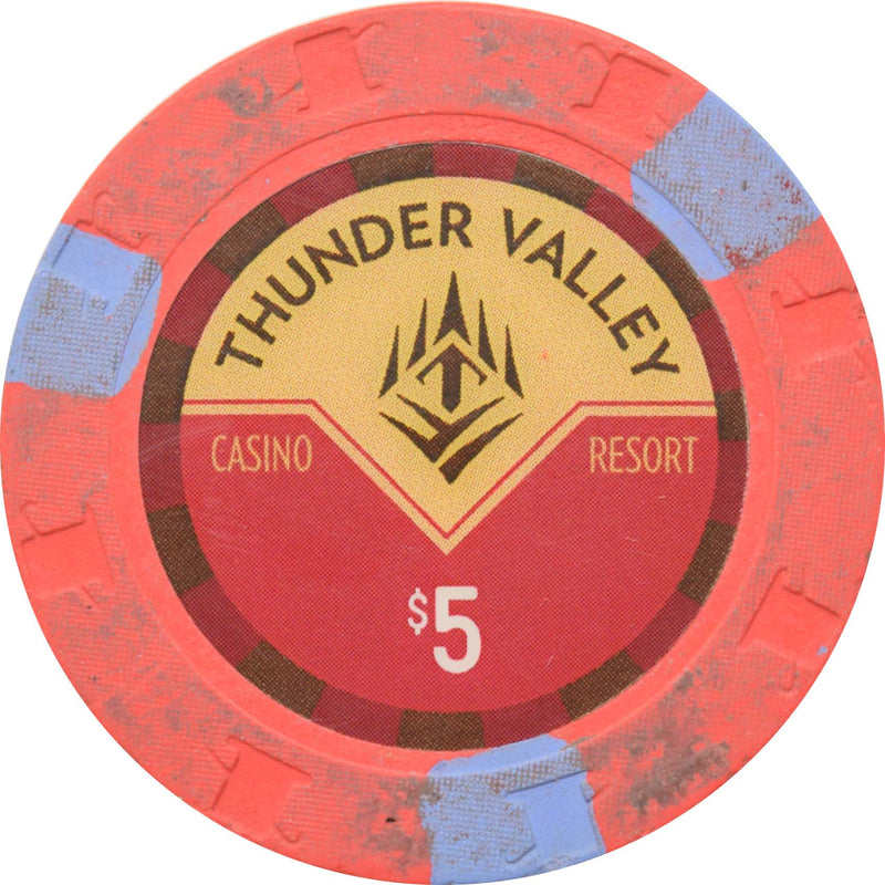 Thunder Valley Casino Lincoln California $5 Chip