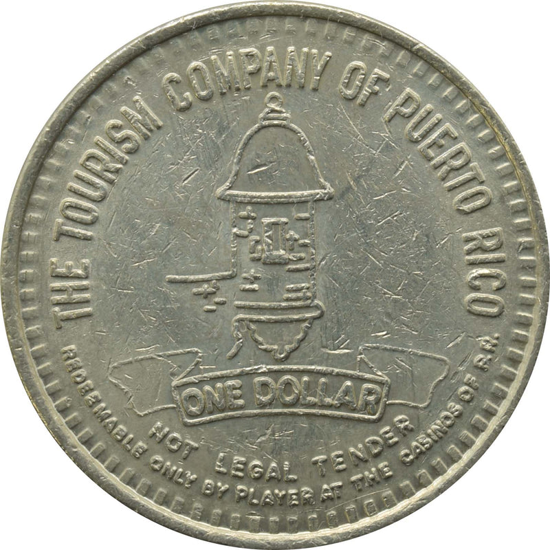 Tourism Company of Puerto Rico $1 Token 1987