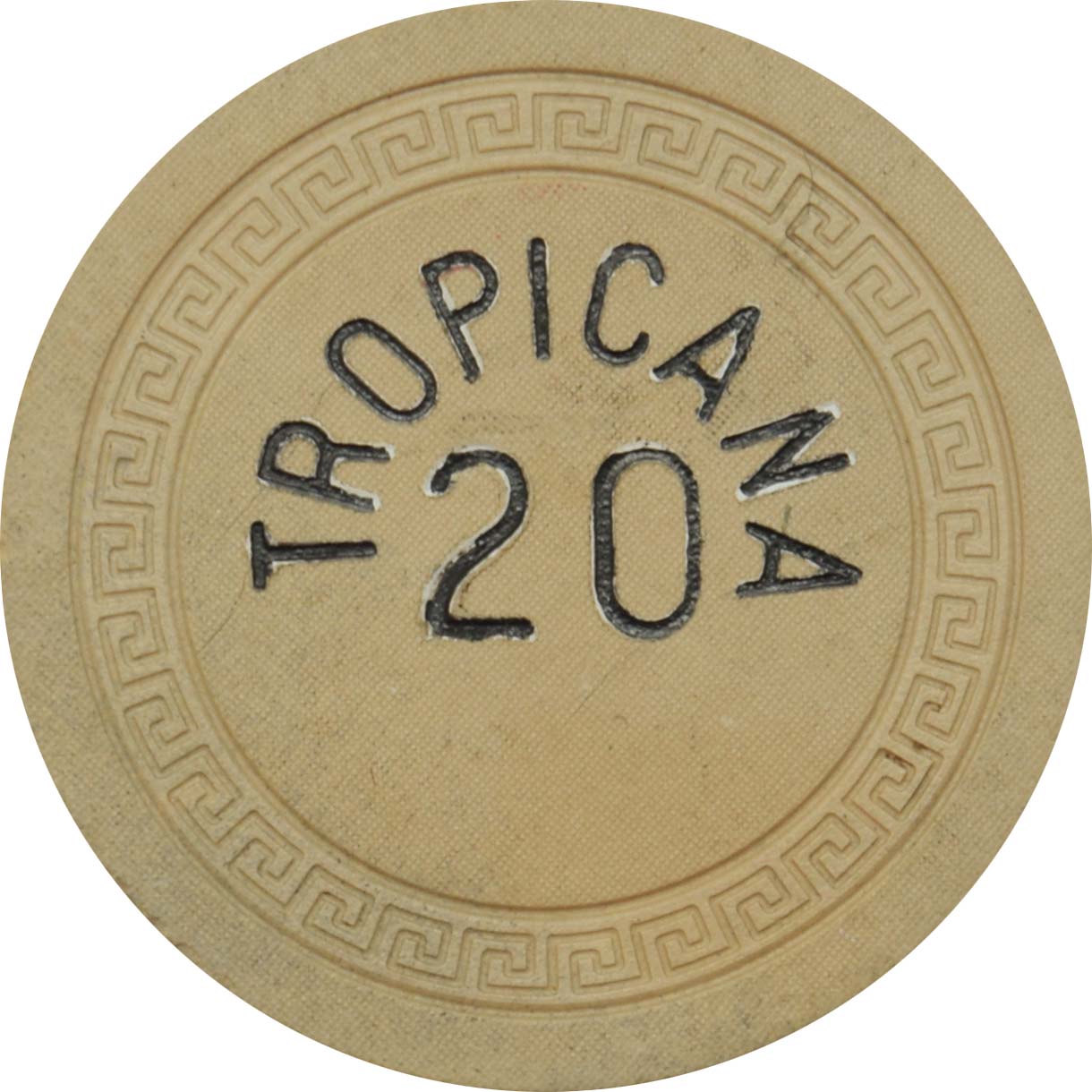 Tropicana Casino Havana Cuba Roulette 20 Biege Chip