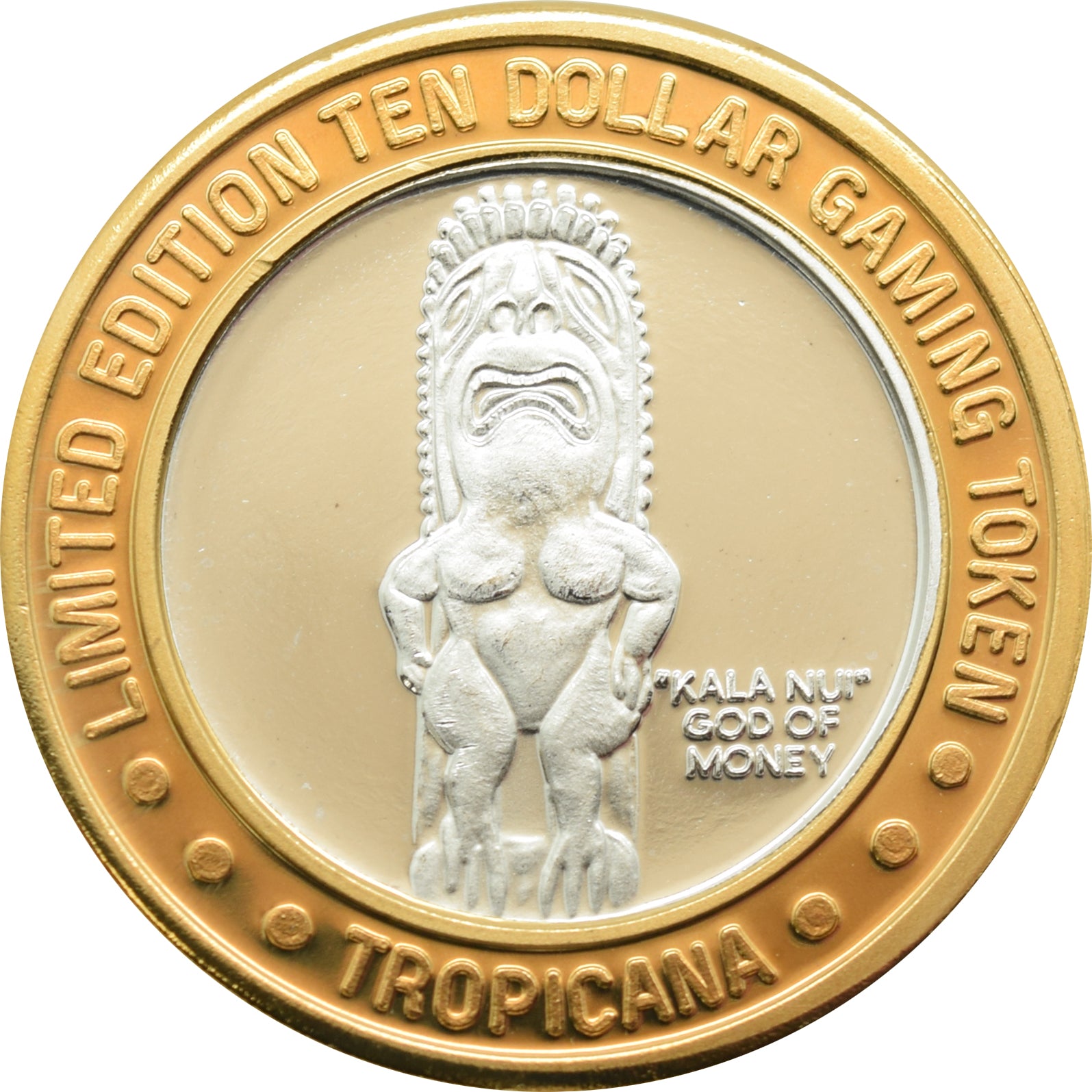 Tropicana Casino Las Vegas "Kala Nui" $10 Silver Strike .999 Fine Silver