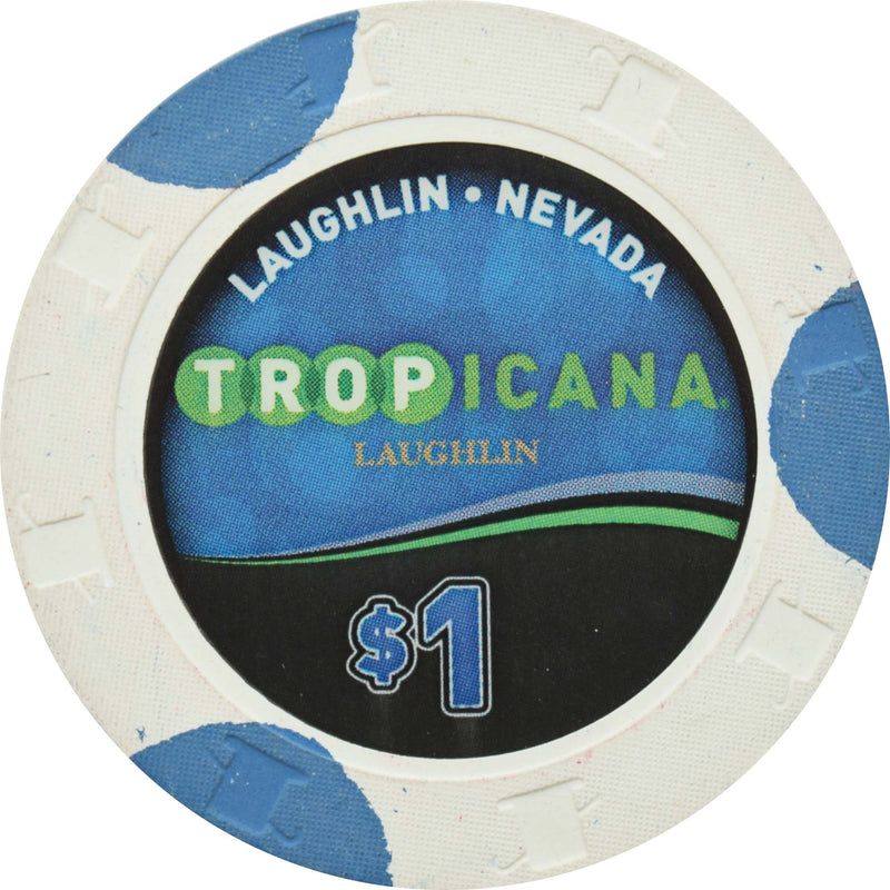 Tropicana Casino Laughlin Nevada $1 Chip 2015