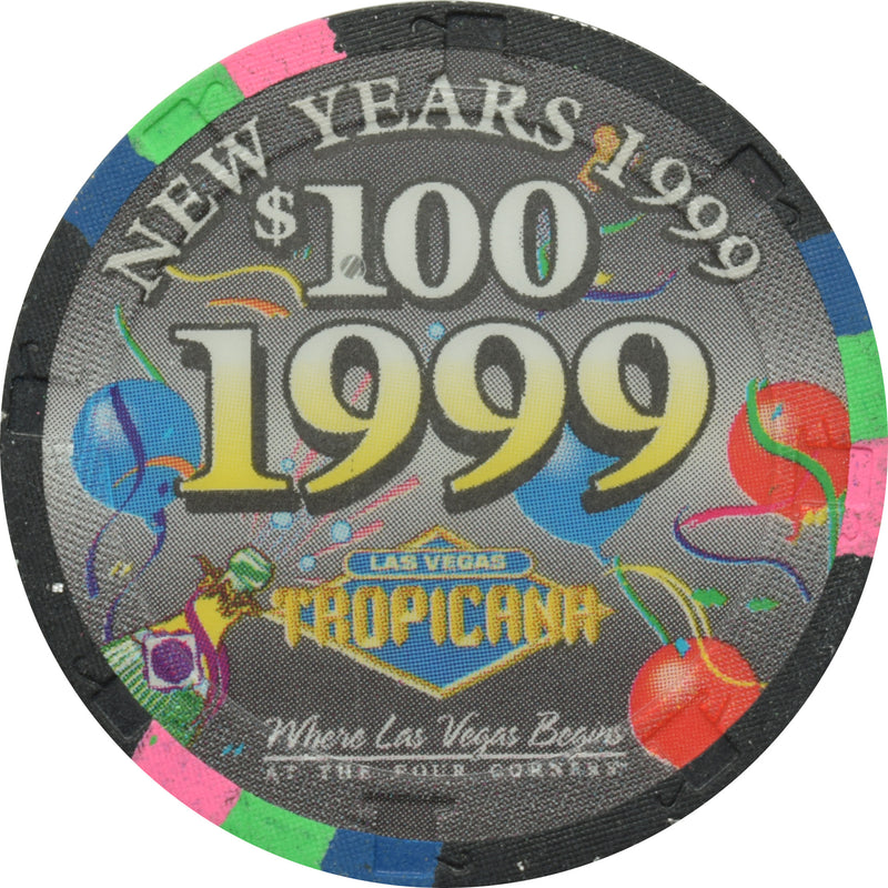 Tropicana Casino Las Vegas Nevada $100 New Years Chip 1999