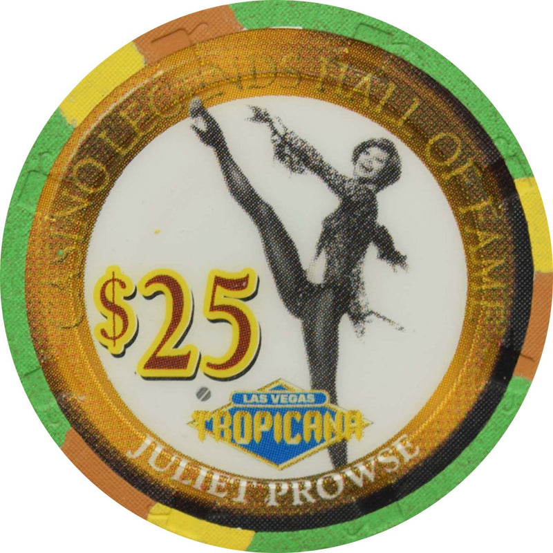 Tropicana Casino Las Vegas Nevada $25 Legends Juliet Prowse Chip 2000