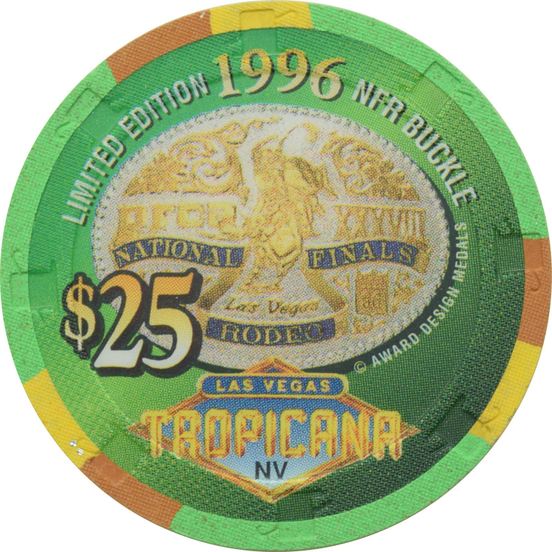 Tropicana Casino Las Vegas Nevada $25 National Finals Rodeo Chip 1996