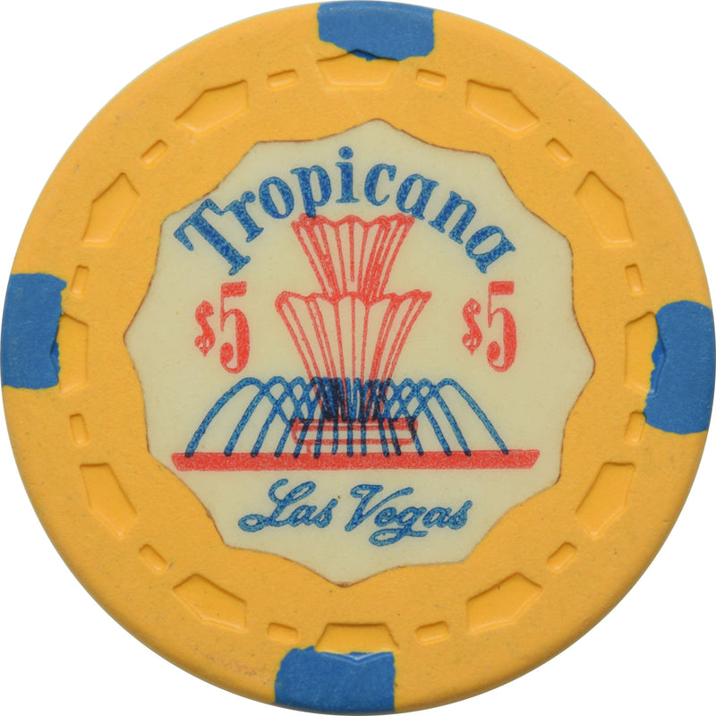 Tropicana Casino Las Vegas Nevada $5 Chip 1956