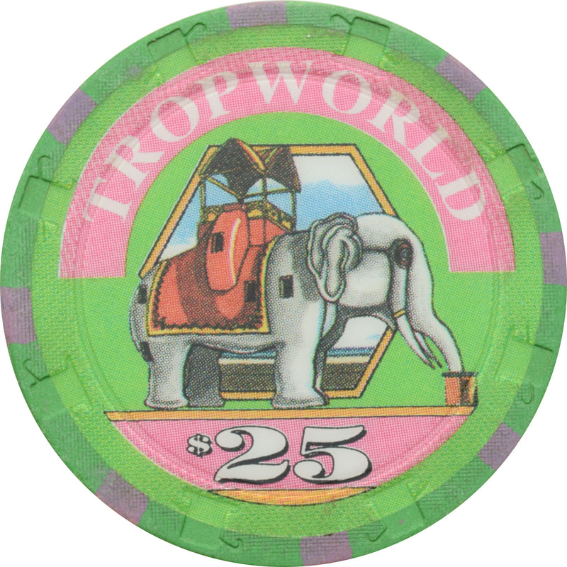 Tropworld Casino Atlantic City New Jersey $25 Chip