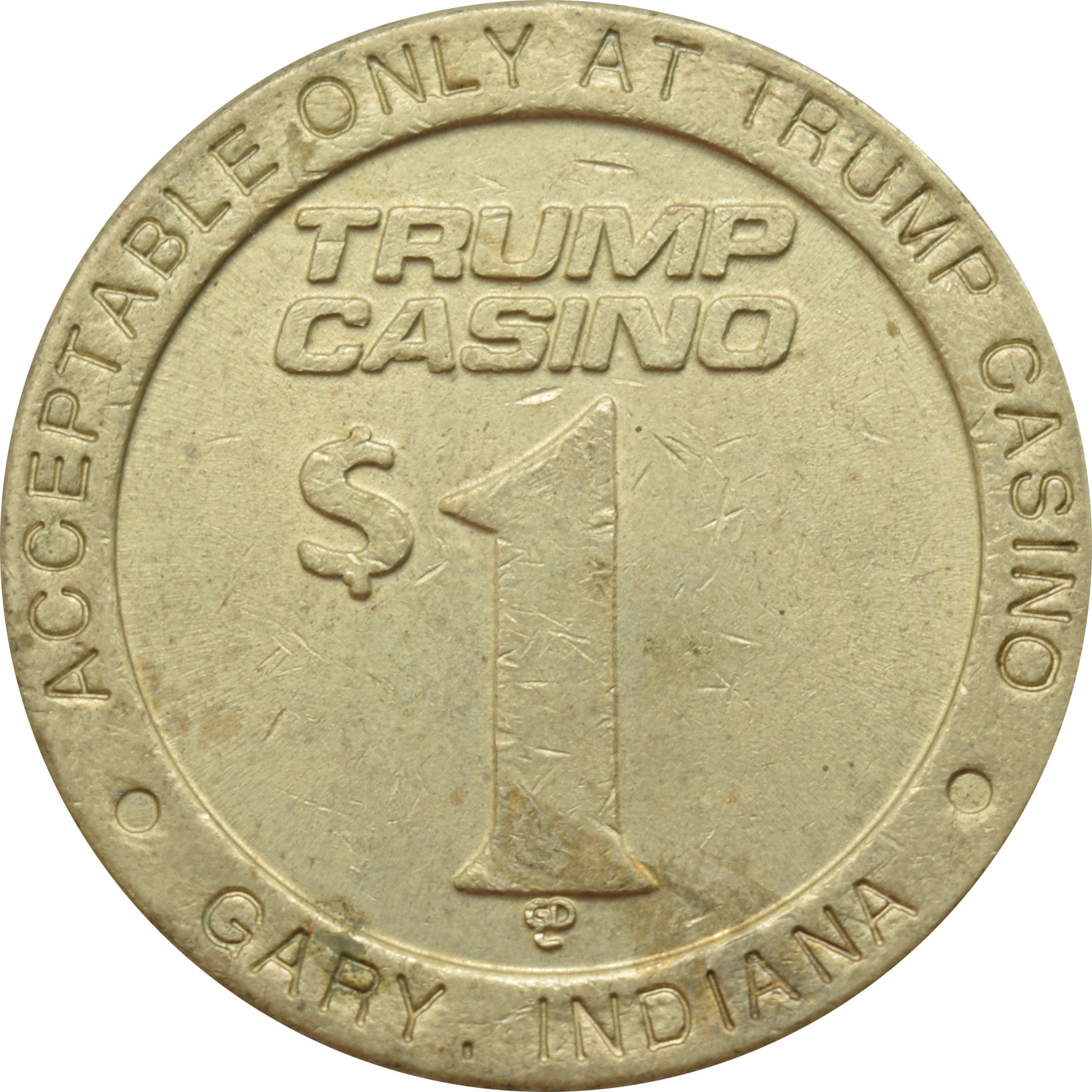 Trump Casino Gary Indiana $1 Token