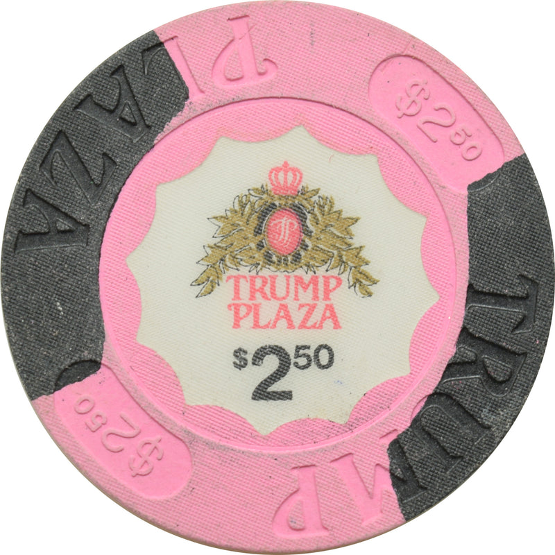 Trump Plaza Casino Atlantic City New Jersey $2.50 Chip