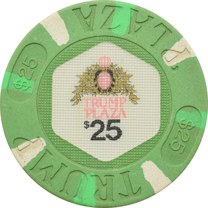 Trump Plaza Casino Atlantic City New Jersey $25 Chip