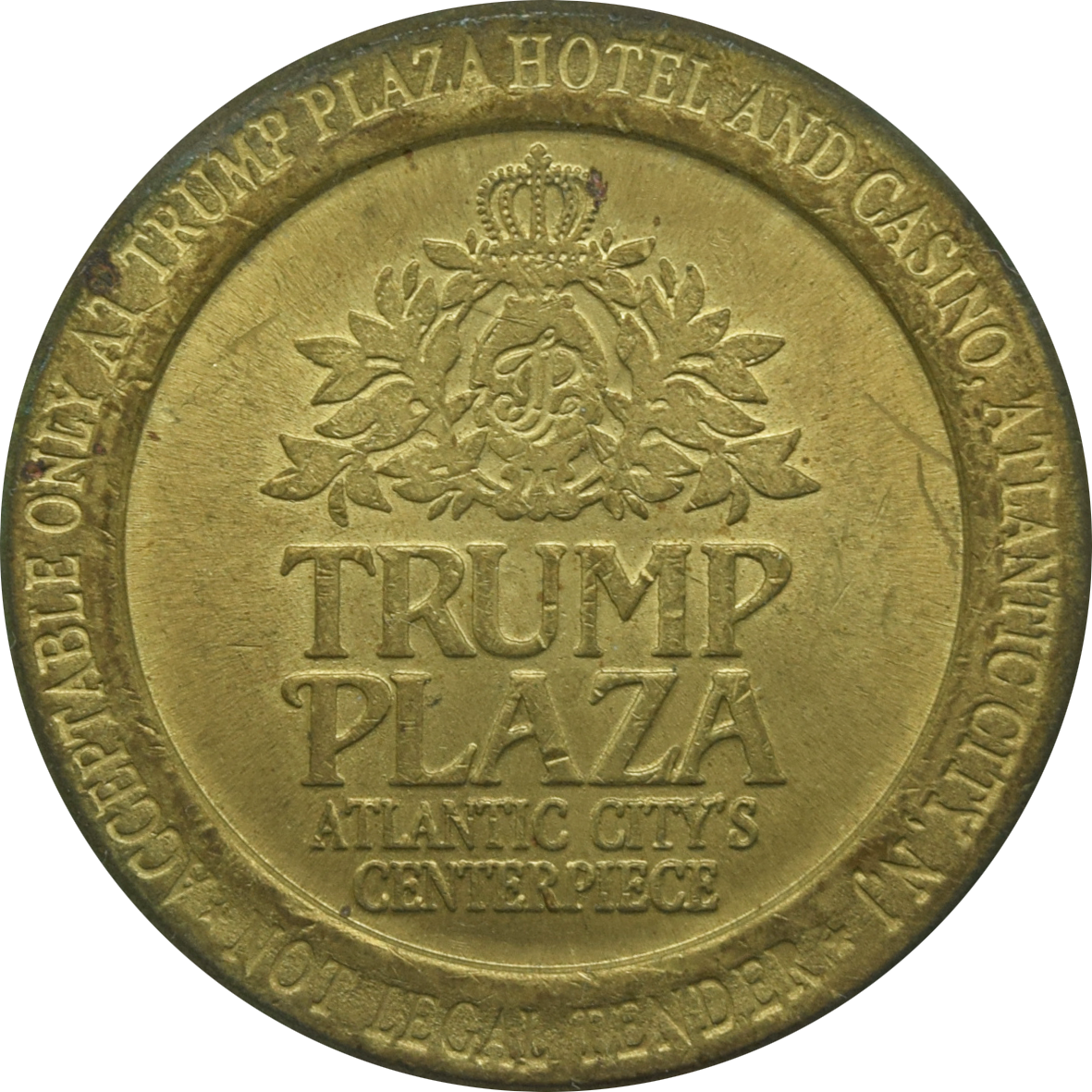 Trump Plaza Casino Atlantic City New Jersey $5 Token