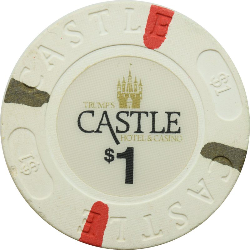 Trump's Castle Casino $1 Chip Atlantic City New Jersey