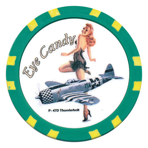 WW II Bomber Girls Chip P-47D Thunderbolt - Spinettis Gaming - 2