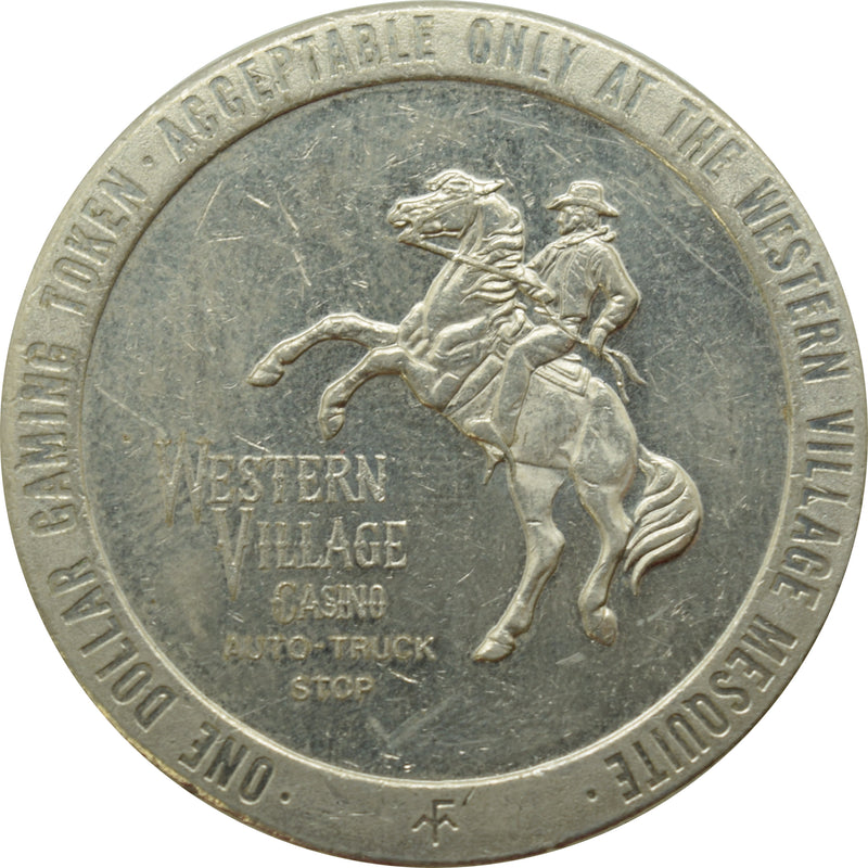 Western Village Casino Mesquite Nevada $1 Token 1982