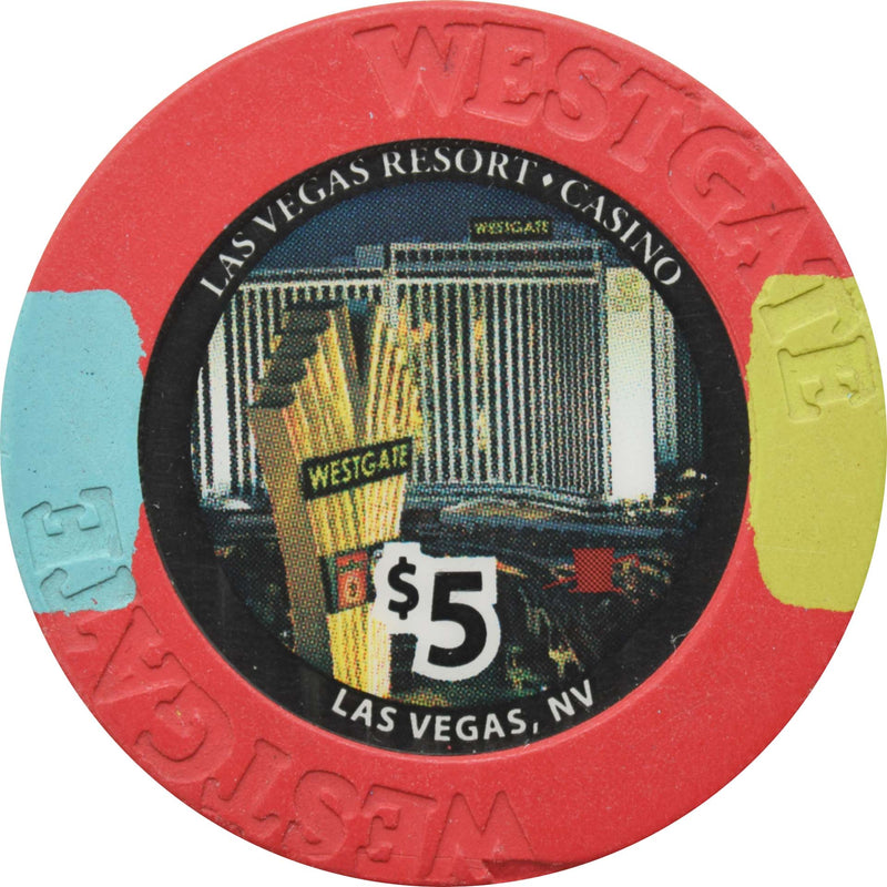 Westgate Casino Las Vegas Nevada $5 Chip 2014