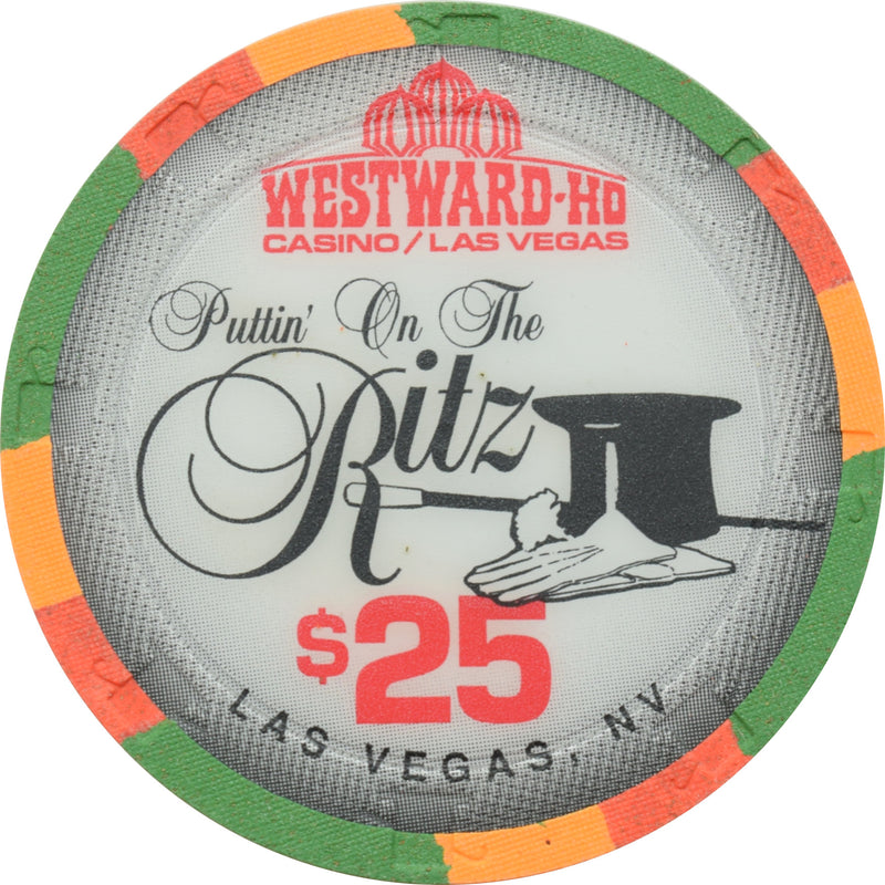 Westward Ho Casino Las Vegas Nevada $25 Puttin' On The Ritz Chip 1996