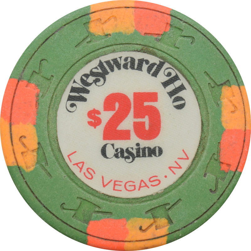 Westward Ho Casino Las Vegas Nevada $25 Chip 1971