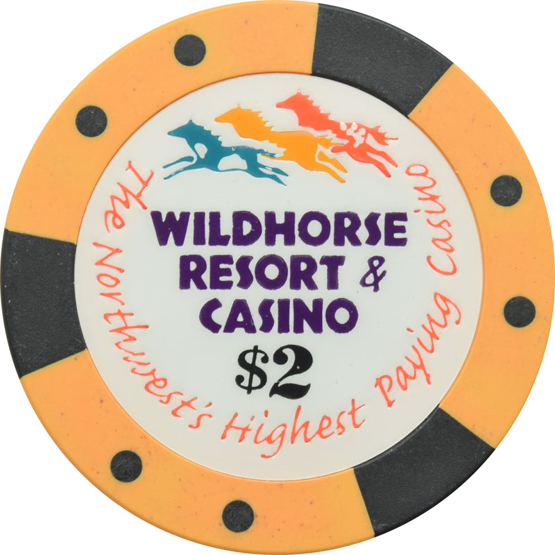 Wildhorse Casino Pendleton Oregon $2 Chip