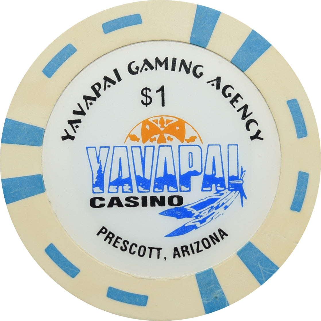 Yavapai Casino Prescott Arizona $1 Chip