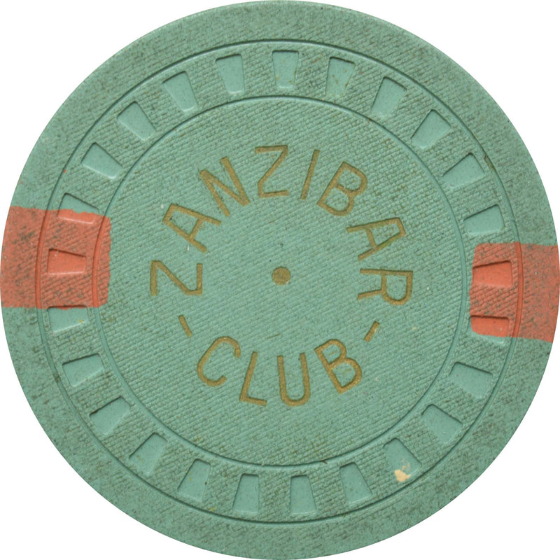 Zanzibar Casino N. Las Vegas Nevada $5 Chip 1954