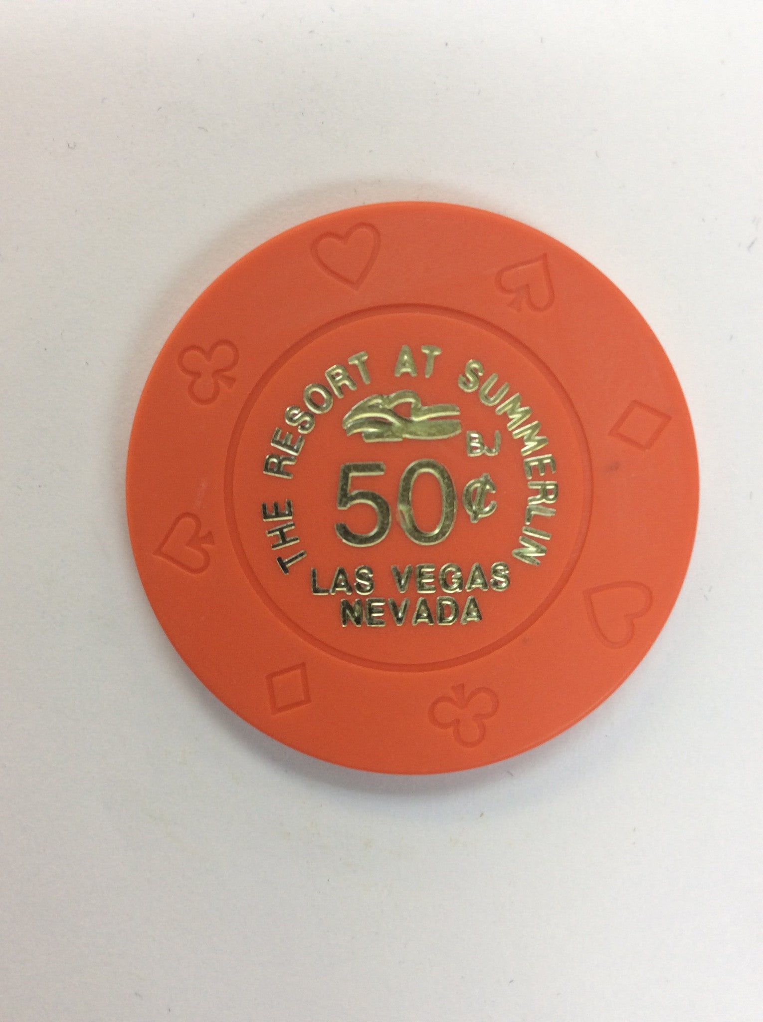 The Resort At Summerlin 50cent (orange) chip - Spinettis Gaming