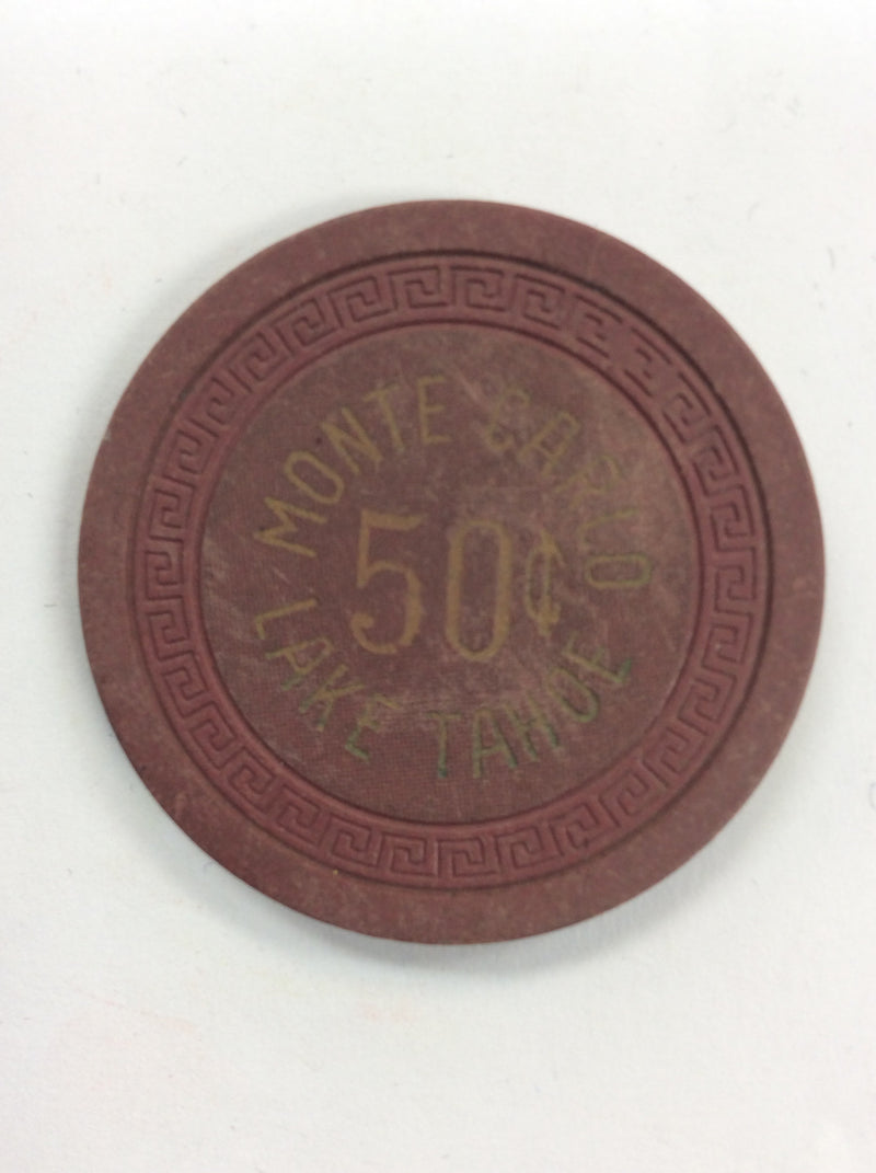 MONTE CARLO LAKE TAHOE 50cent chip - Spinettis Gaming