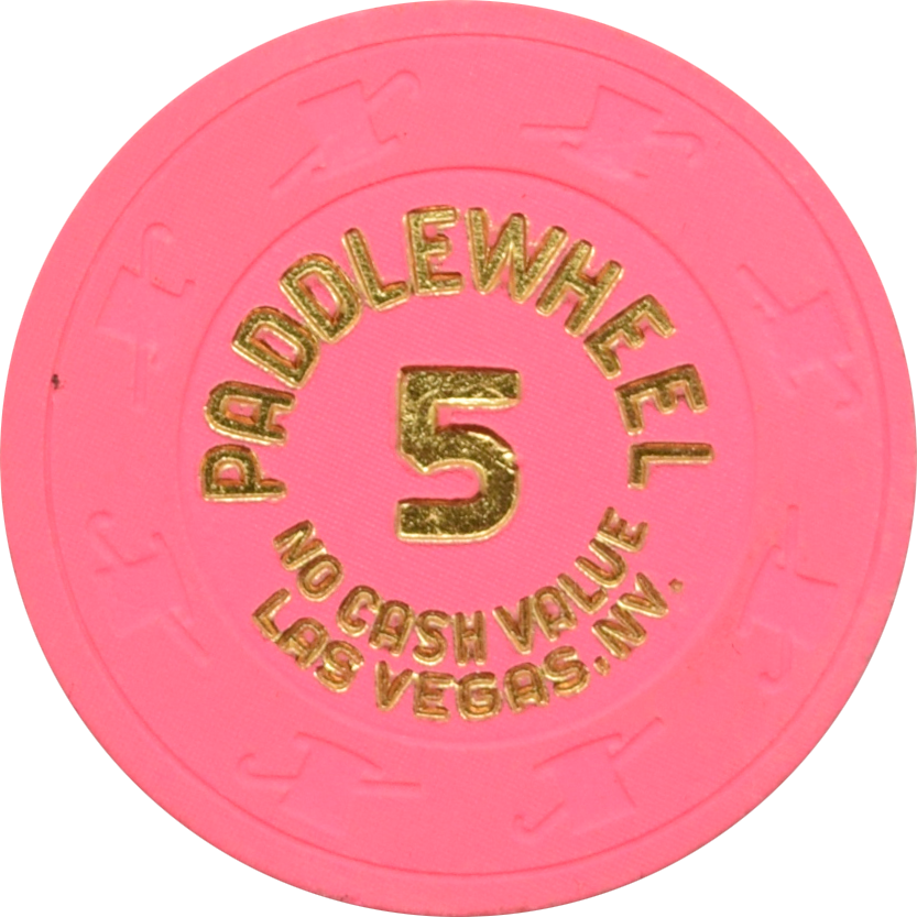 Paddlewheel Casino Las Vegas Nevada 5 NCV Chip 1988