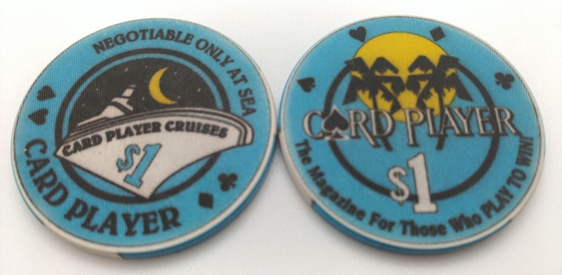 Card Player Cruises $1 Casino Chip