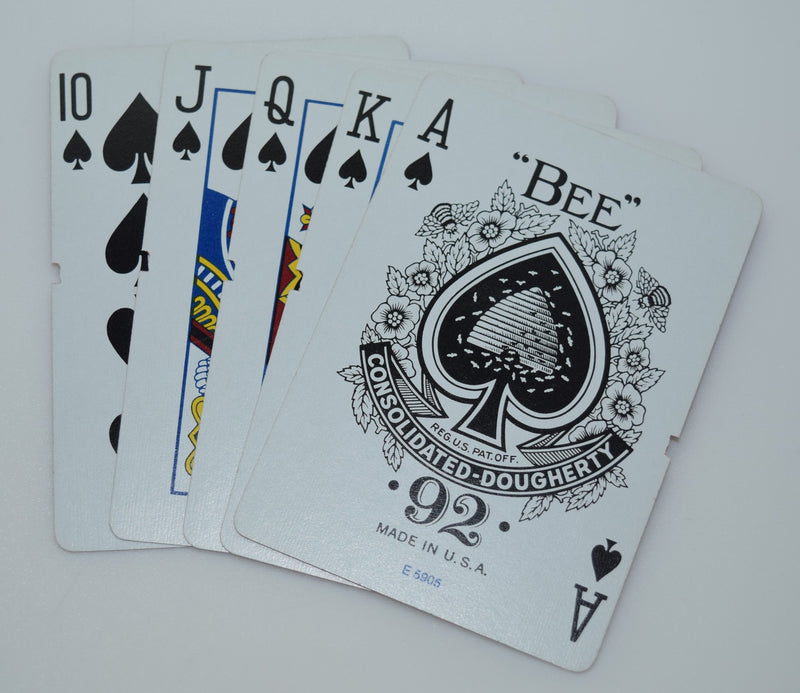 Joe Slyman's Royal Casino Used Red Playing Card Deck