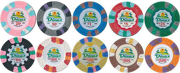 Dunes Commemorative Chips Set of 25