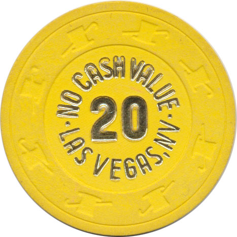 Union Plaza Casino Las Vegas Nevada $20 NCV Chip 1980s